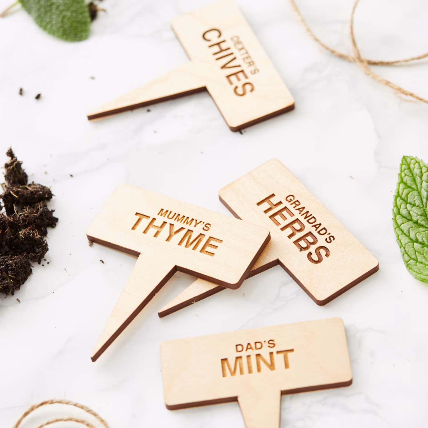 Personalised Family Plant Marker