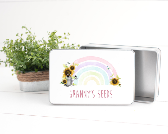 Garden Lover Gift, Garden Seed Storage, Gardening Granny Present, Grandparent Tubs, Storage For Lover