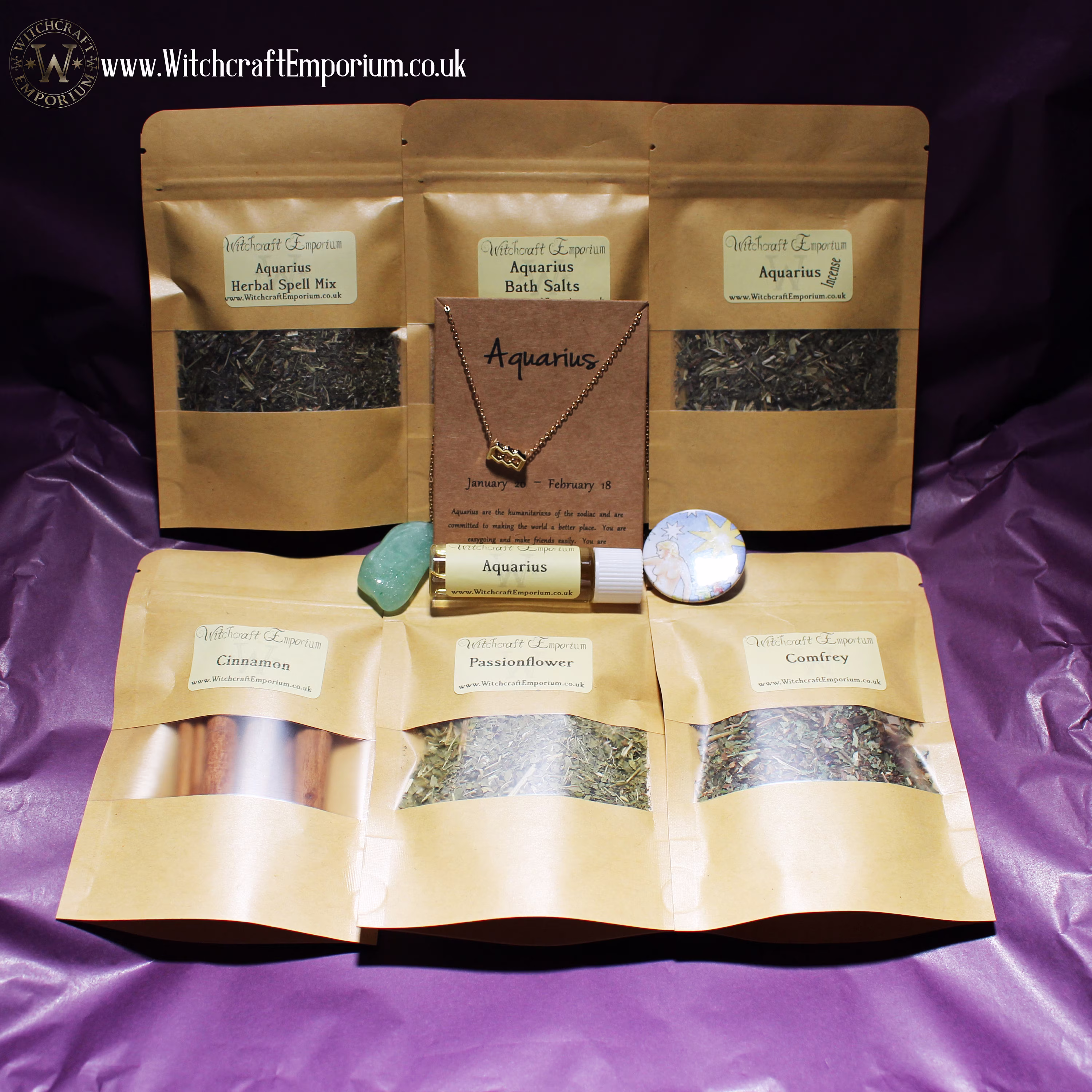 Zodiac Star Sign Celestial Gift Box Spiritual Self Care Kit