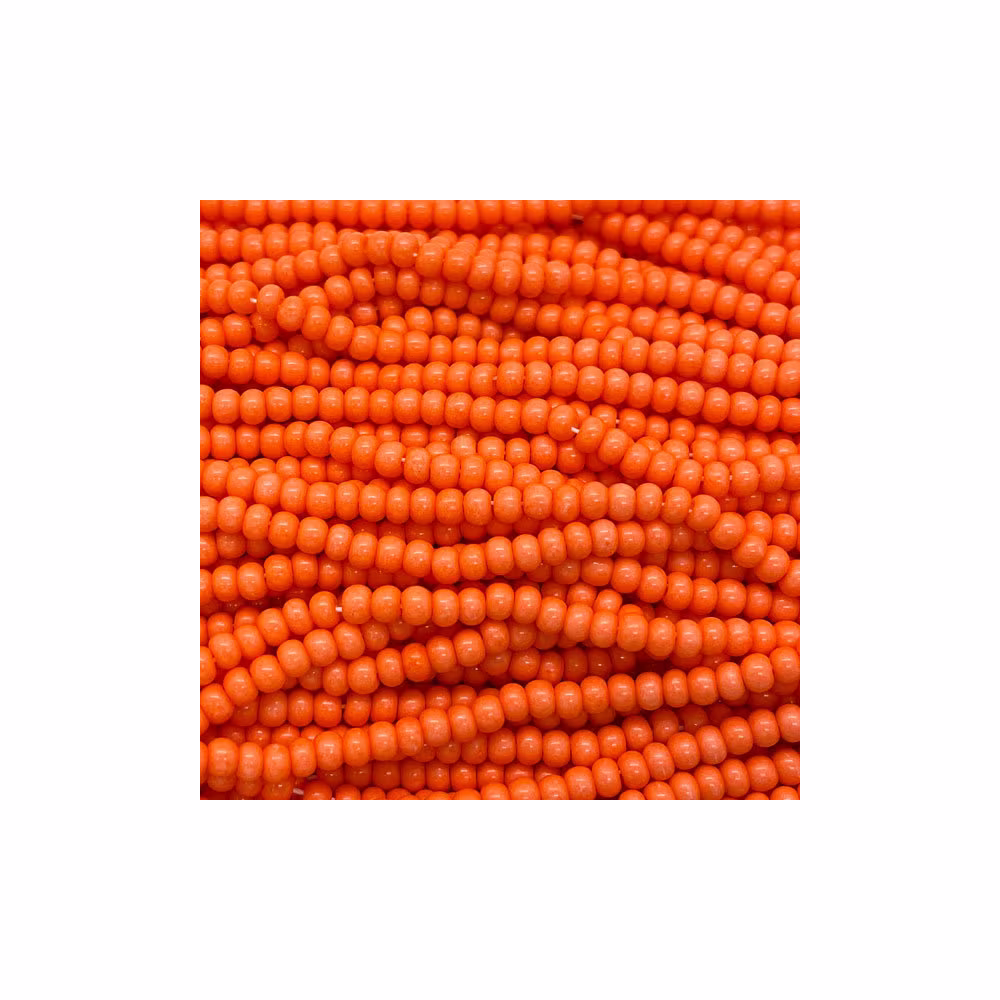 Seed Bead Csb6-09351 Preciosa Czech Beads 6/0 Coral Opaque - 20 Grams Diy