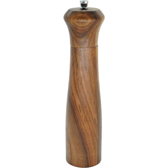 Fvbjd - Acacia Wood salt and pepper grinders refillable salt grinder pepper Mill with Adjustable Coarsenesssalt 8 inch acacia wood