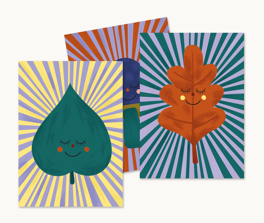 Postcard Set "Autumn Shine