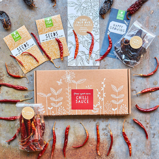Grow Your Own Chilli Sauce Gift Kit