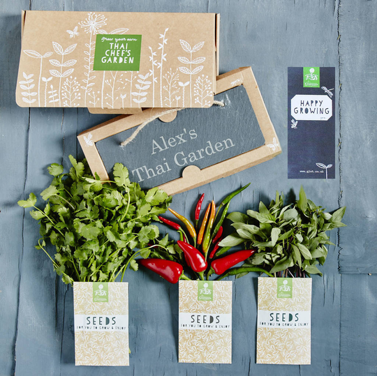 Personalised Thai Chef's Garden Gift