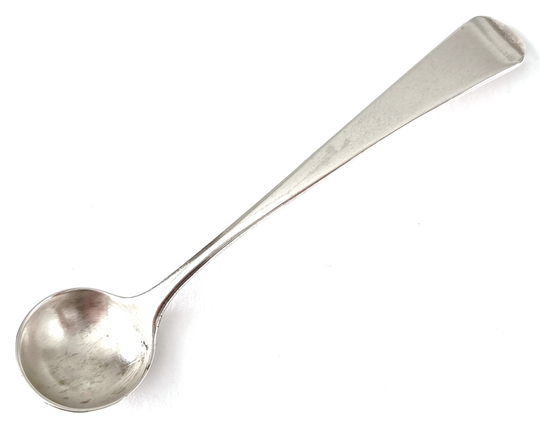 Early 19Th Century, Georgian Silverware, Sterling Cruet Spoon, Salt Thomas Wallis Ii, Old English, Traditional Sterling, Small Spoon