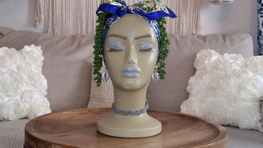 Hand Painted Head Planter For Home Garden Decor, Face Planter, Plant Lady, Gift, Stuff, Unique Daddy, Plants