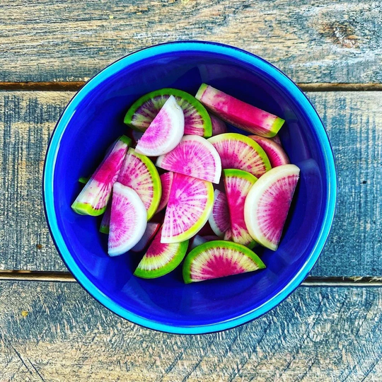 Mantanghong Watermelon Radish Seeds - Daikon Beauty Heart -Heirloom Vegetable