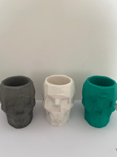 Skull Plant/Candle Holder