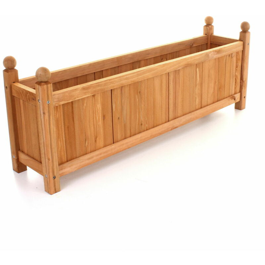 Large Stylish Wooden Planter