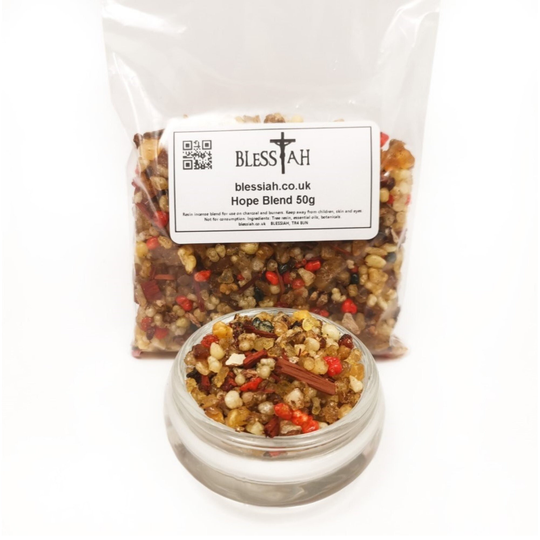 Blessiah Hope Blend Incense Church Resin With Frankincense & Styrax 50G