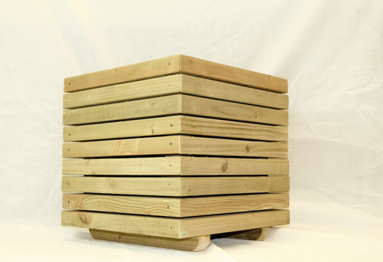 Block Style Spaced Planter Wooden/Garden Pot
