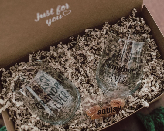 Gift Box For Grandparents - Idea Grandparents, Grandpa, Grandma, Christmas, Christmas Gift