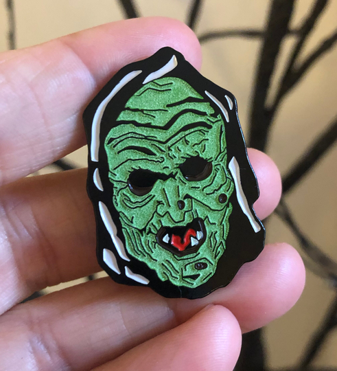 Season Of The Witch Halloween Iii 3 Inspired Mask Glow in Dark Soft Enamel Pin