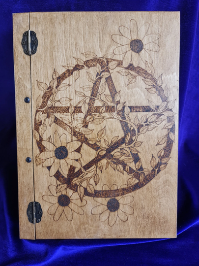 Book Of Shadows, Grimoire, Herbs & Potions, Journal, Note Book, Handmade Witches Pagan, Herbal, Gift
