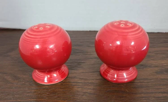 Fiesta Red Salt & Pepper Shakers