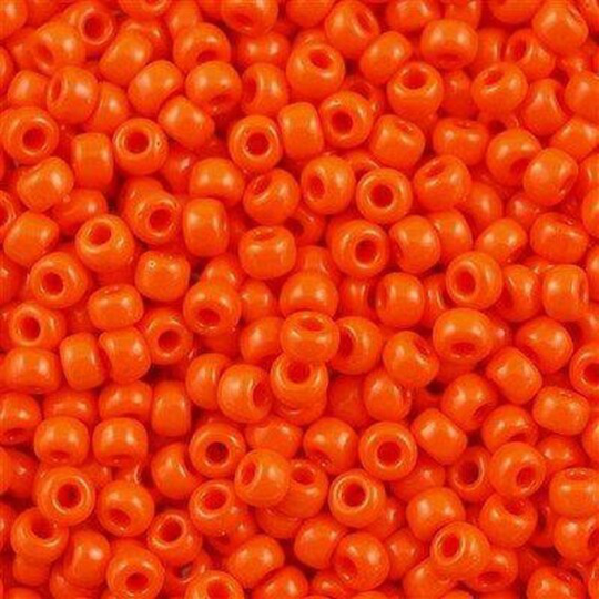 Miyuki Seed Beads 8/0 Opaque Orange , 0406