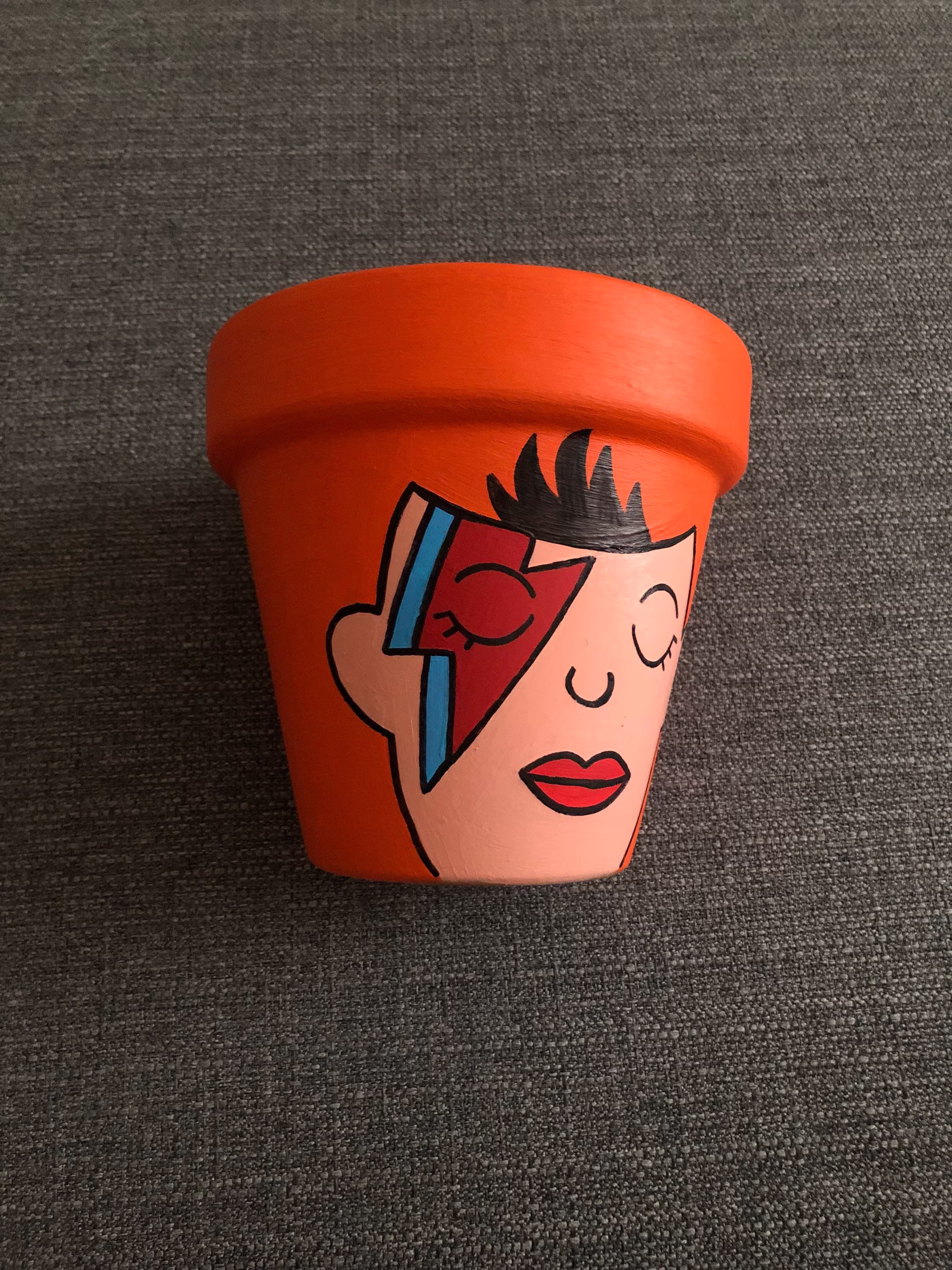 David Bowie Plant Pot