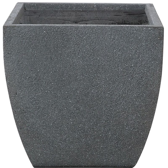 Modern Grey Clay Flower Pot Weather Resistant 46x46x44 cm Oricos - Grey