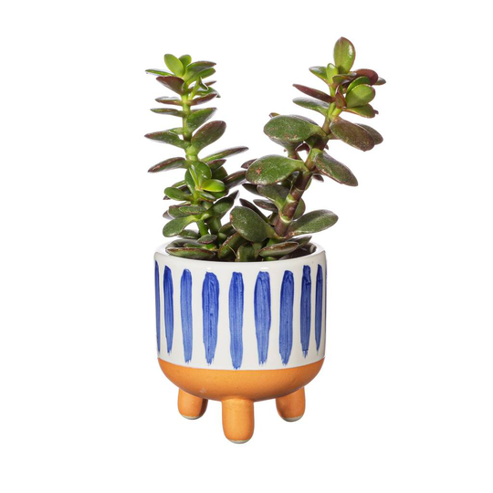 Greek Blue Mini Planter On Legs