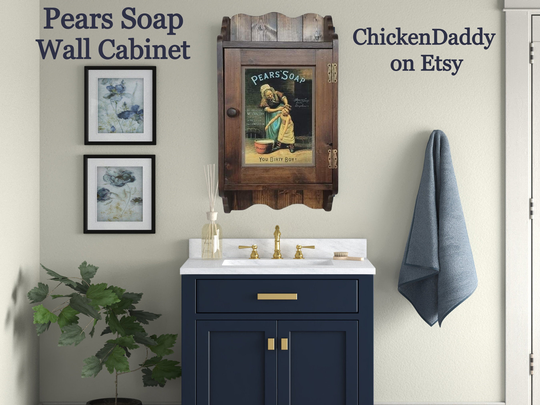 Medicine Cabinet Pears Soap You Dirty Boy