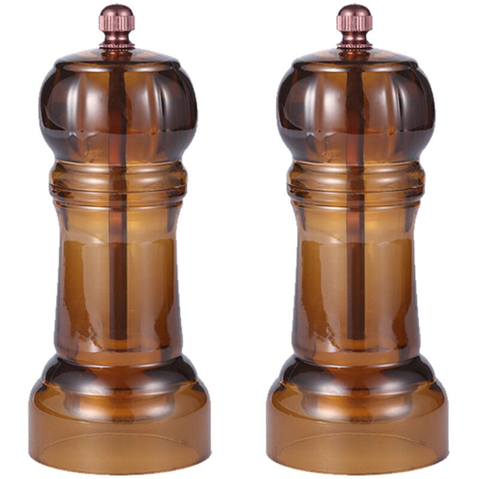 Hand Grinding Pepper Mill Pepper Grinder Western Food Supplies Western Food Seasoning Bottle brown