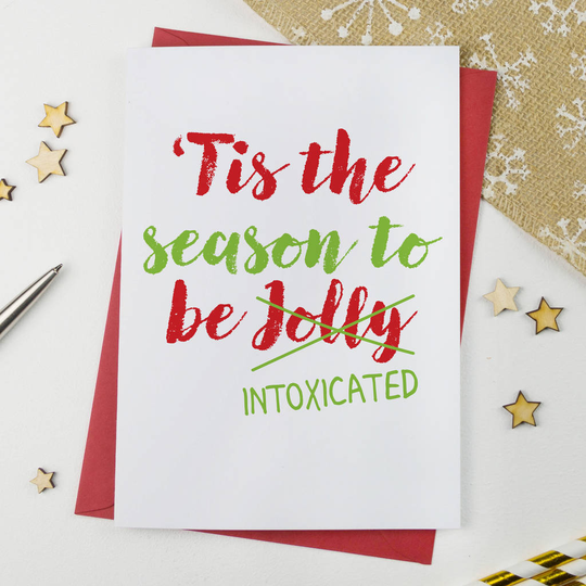 'Tis The Season Pack Of Christmas Cards