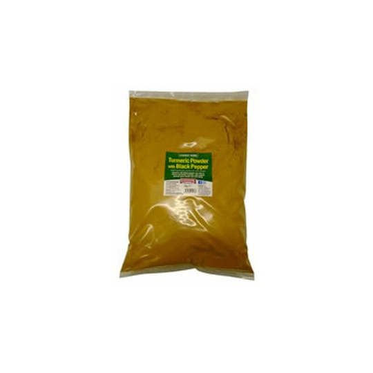Straight Herbs Turmeric Powder With Black Pepper - 2 Kg Bag - 067 - Equimins