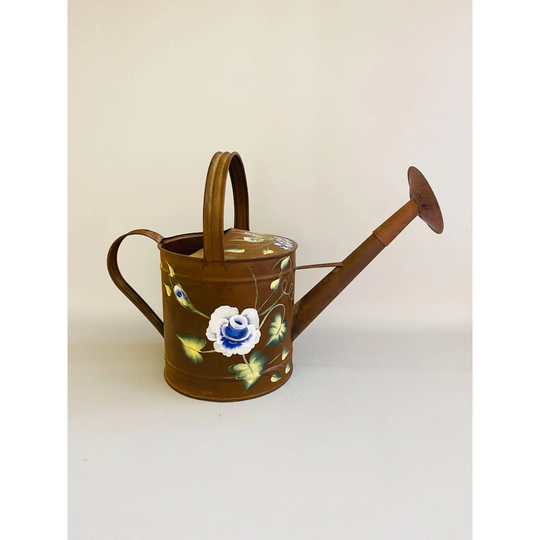 Vintage Hand Painted Watering Can