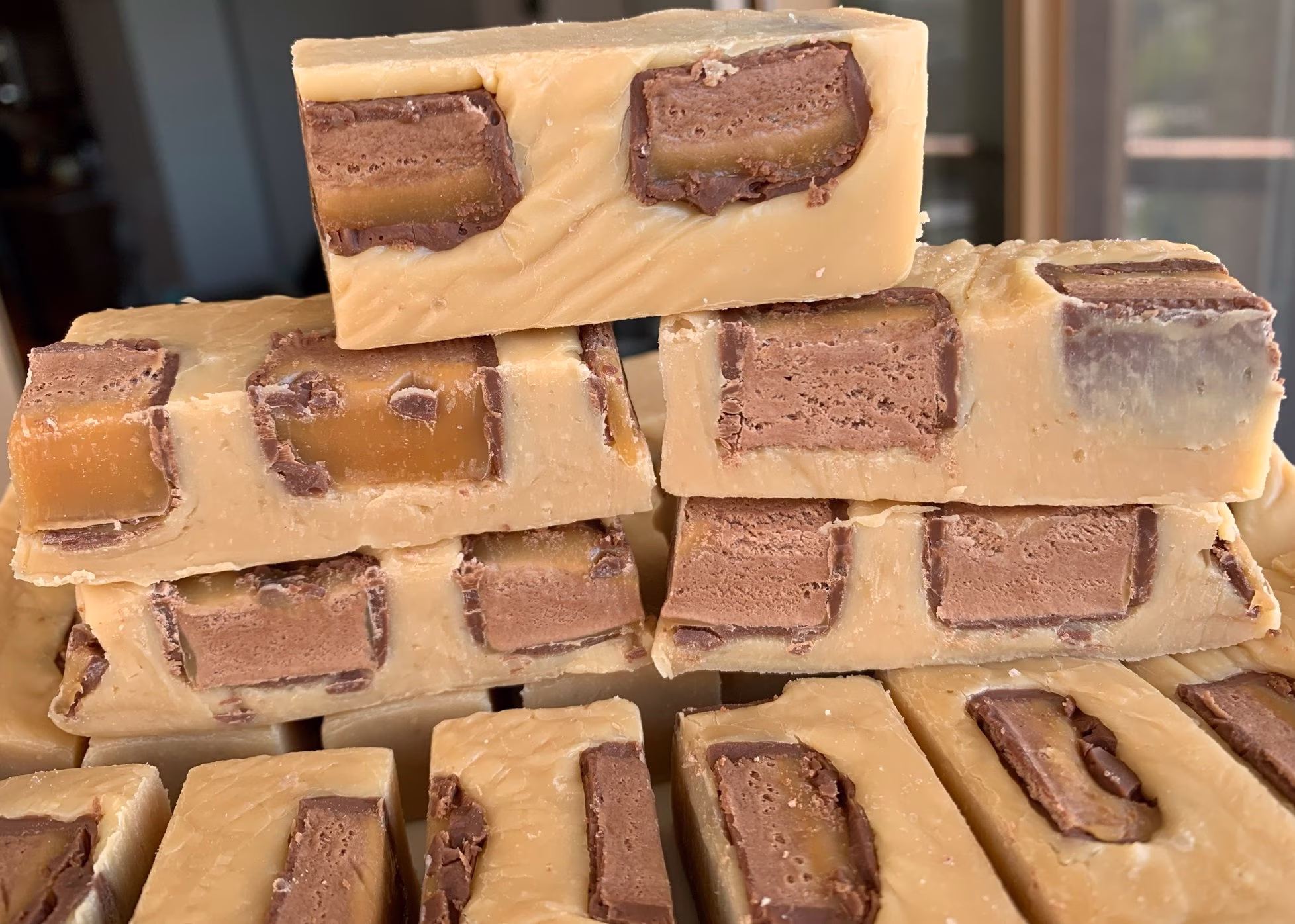 Mars Bar Salted Caramel Fudge