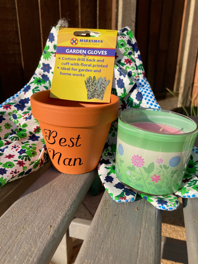 Personalised Best Nan Plant Pot Bundle, Mum Gift, Nana Mother's Day Gift, Mom Garden Nanny Gift For Day, Name Pot, Nan, Mom