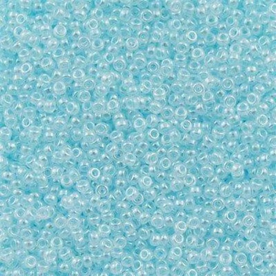 Miyuki Seed Beads 11/0 Lt Aqua Ceylon , 0522