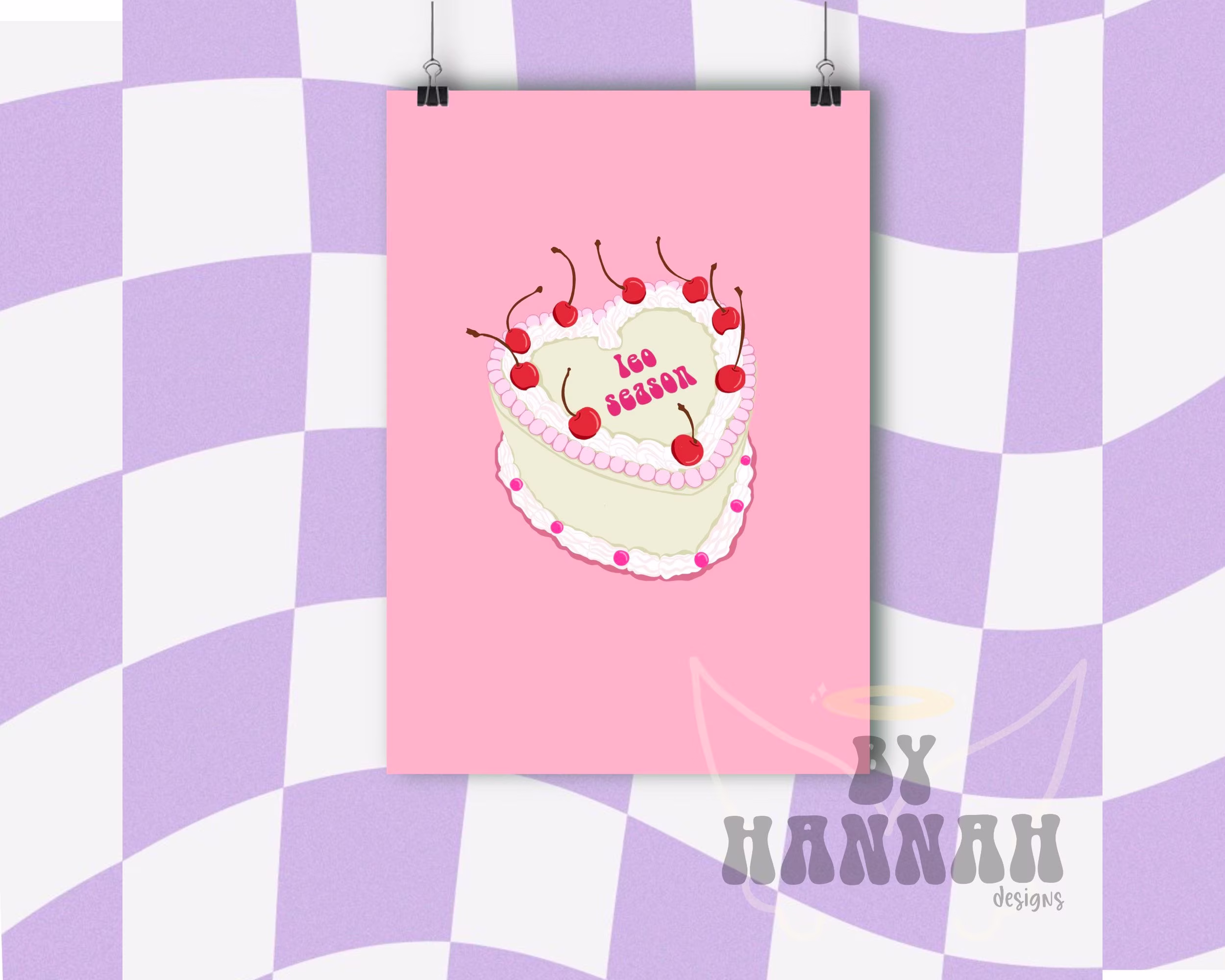 Custom Zodiac Season Cake Print | Funky
