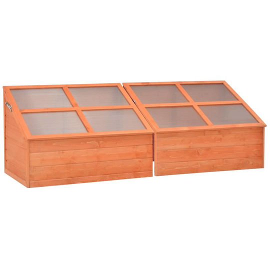 Hommoo - Greenhouse Wood 180x57x62 cm VD07204