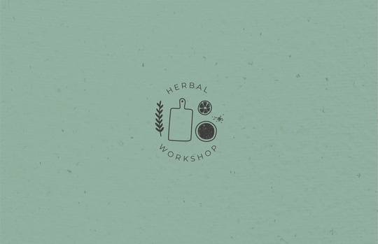 Herbal Shop Premade Logo Design, Hand Drawn Branding For Organic Market, Vegan Restaurant, Natural Food Products