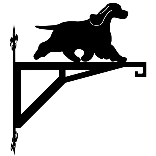 Cocker Spaniel Modern Contemporary Hanging Bracket