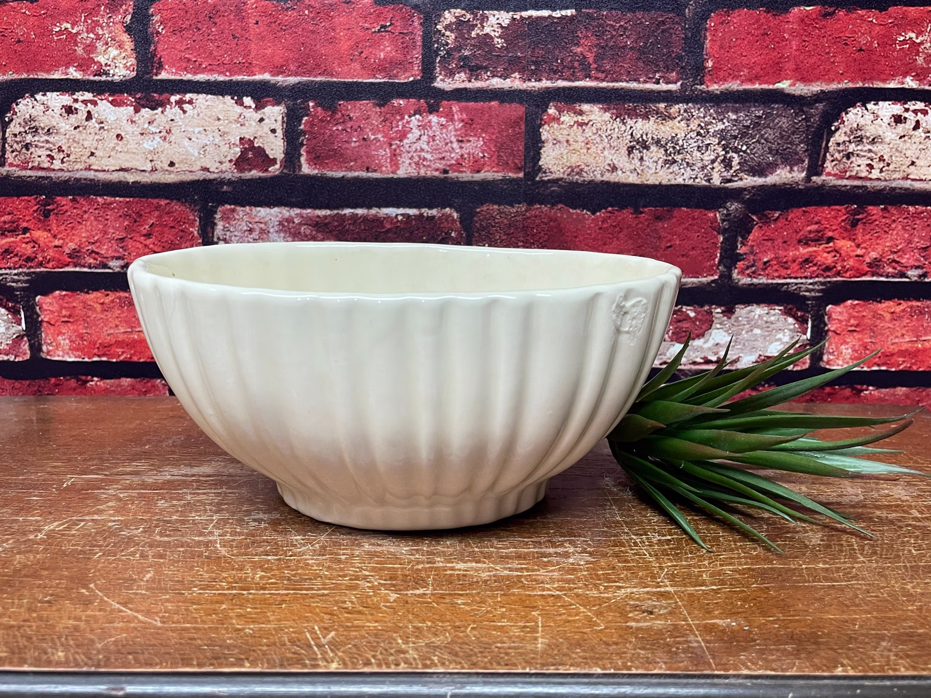 White Haeger Planter