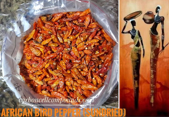 African Wild Bird Pepper | Origin. - Ghana/Nig | Free Domestic Shipping Intn'l | For Orders Up To 99 Dollars