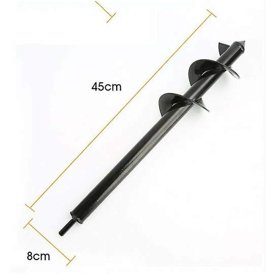2 Pack Auger Drill Bit Garden Drill Bit Garden Spiral Drill Bit Garden Plant Auger Plant Flower Bulb Auger 4 x 22 - Thsinde