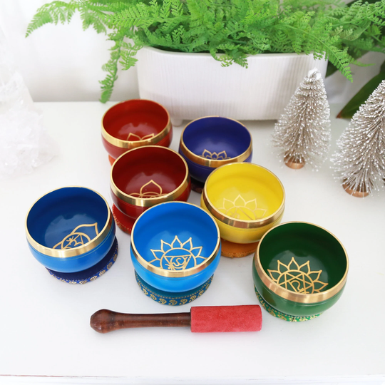 Singing Bowl -Chakra Gift Set 7.5cm