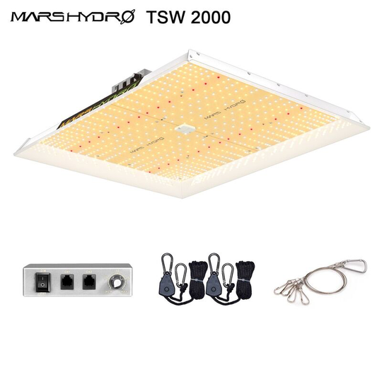 Mars Hydro - Christmas Sale] TSW2000 Led Grow Light 300 watt Coverage Full Spectrum Growing Lamps for Indoor Plants Dimmable Daisy Chain Seeding Veg