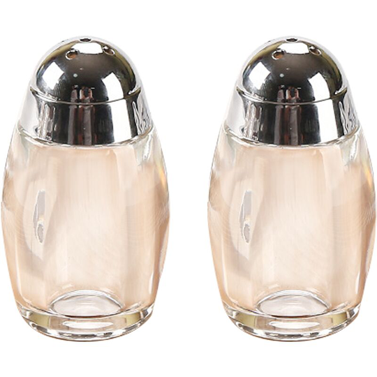 Refillable Seasoning Bottle Salt and Pepper Shakers Kitchen Decor (Set of 2) Salt Shaker Set 8015