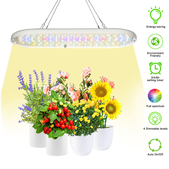 Betterlifegb - led Plants Grow Light, Full Spectrum for Greenhouse and Indoor Hydroponics Flourishing Veg Grow Lights Less Heat and Higher Yields