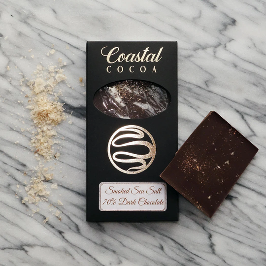 Smoked Sea Salt Dark Chocolate Bar