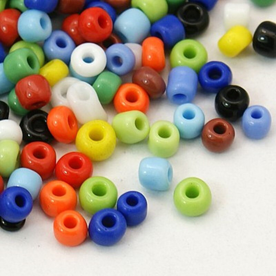 50G 3mm Seed Beads Mixed - Beautiful Glass Perfect For Beading, Crafts & Jewellery Making