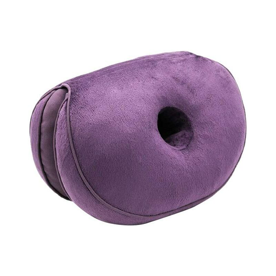 Seat Cushion Chair Cushion Memory Foam Coccyx Cushion Ergonomic Foldable Seat Cushion Lifts Hips Available All Seasons for Car Office Purple