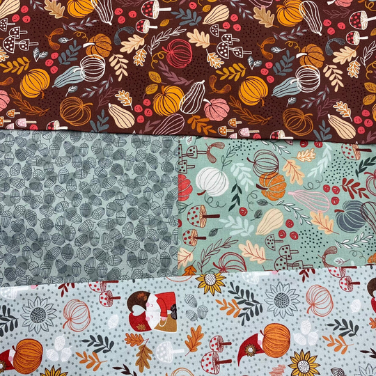 Lewis & Irene Snuggle Season - Perfect Autumn Colours With Gnomes, Pumpkins, Squashes Acorns