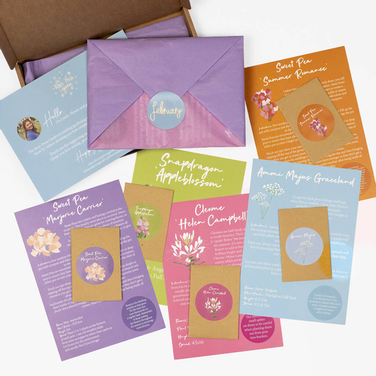 Six Month Flower Seed Subscription