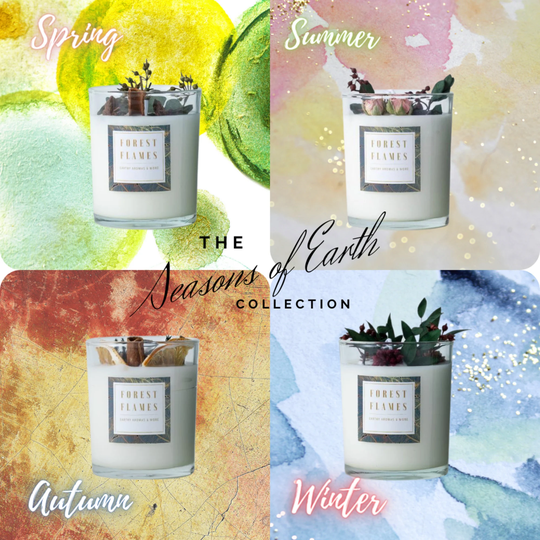 The Seasons Of Earth Candle Autumn | Hand Made Soy Wax Scented Candles Earthy Aromas Home Fragrances Gifts Luxury Natural
