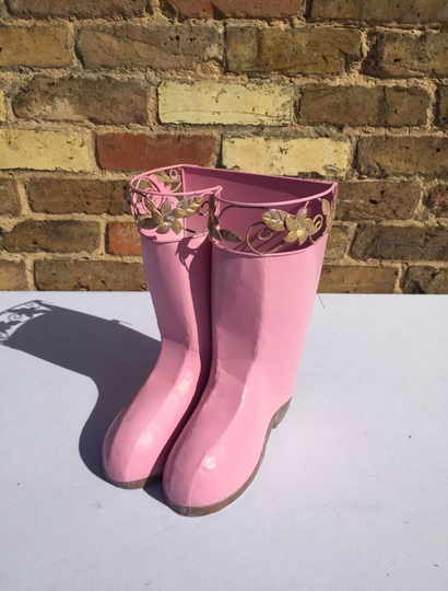 Flower Planter Christmas Gifts Wellington Boots Hanging Garden Ornament Home Birthday Presents Decor Gardening Gardener