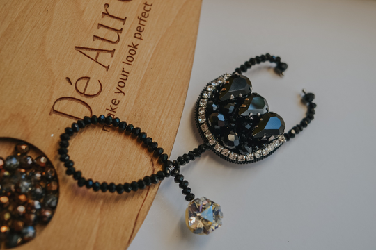 Stethoscope Pin, Phonendoscope Brooch, Medical Instrument Pin, Beaded Gift For Nurse, Doctor, Medicine Student, Brooch Without Glue, No Glue